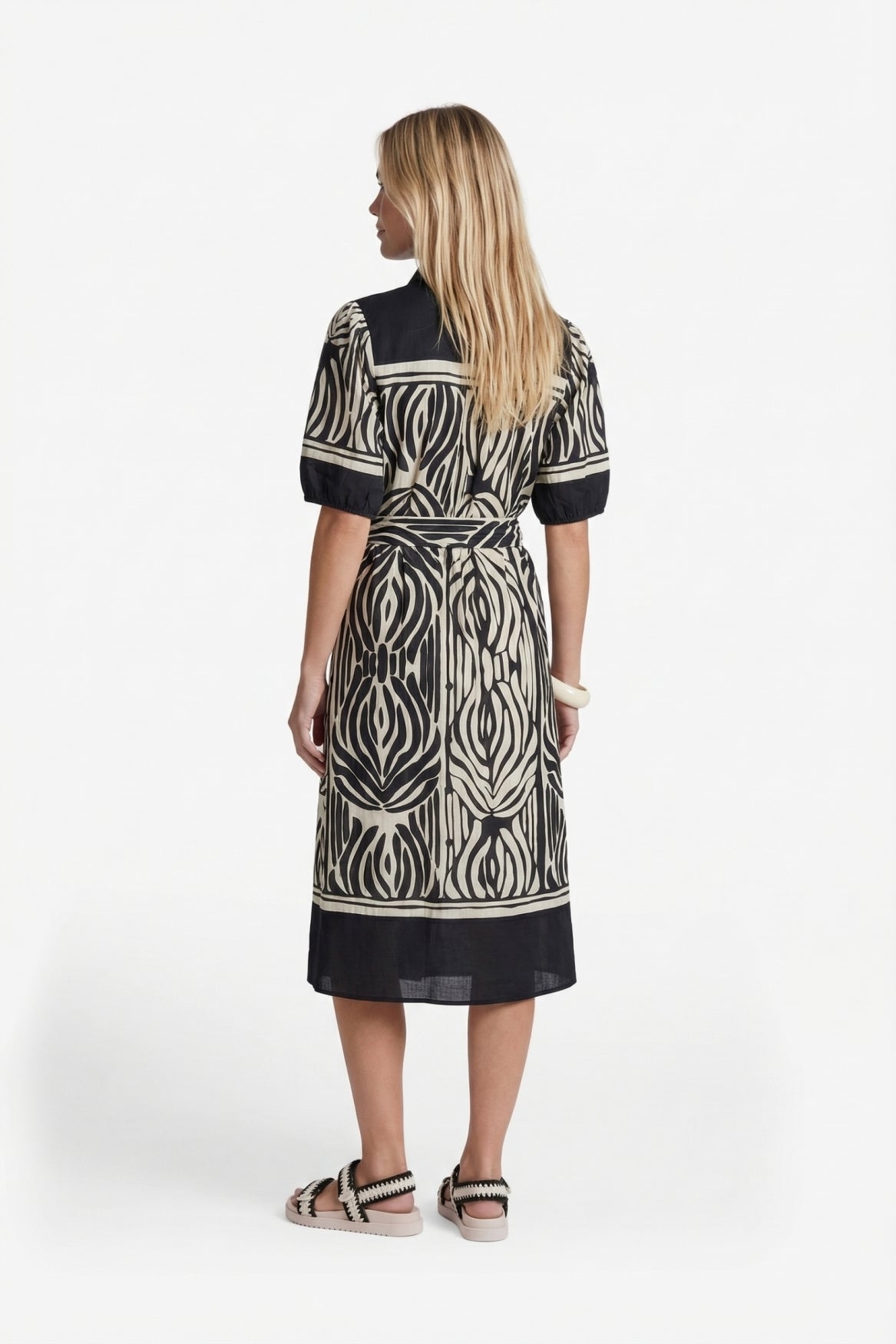 Jiska dress | Black/Sand