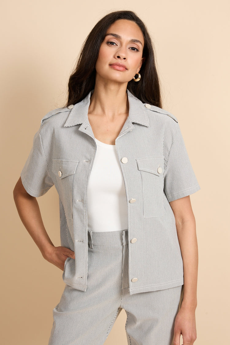 Jovita blouse | Sand/Black