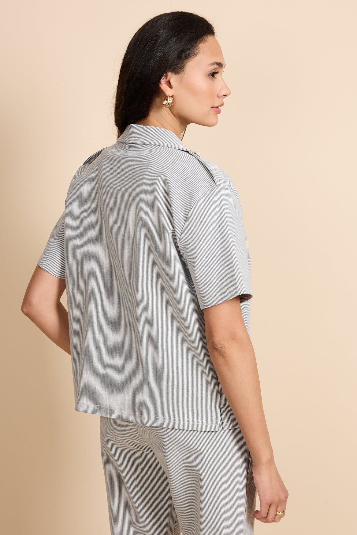 Jovita blouse | Sand/Black