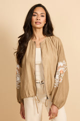 Zaira jacket | Kint Camel