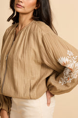 Zaira jacket | Kint Camel