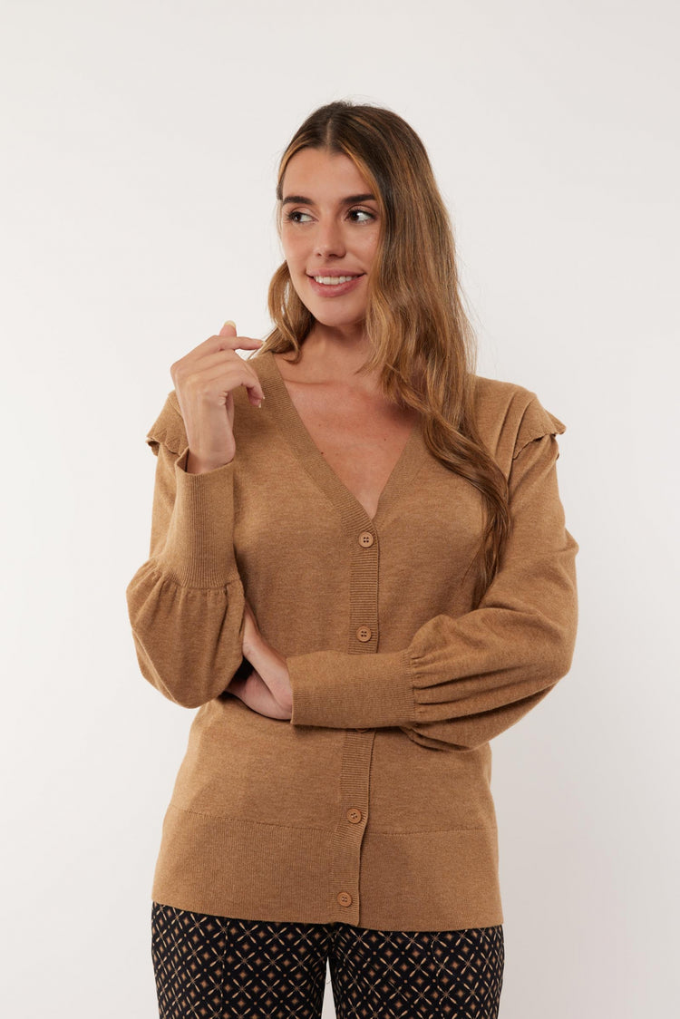 Romaisa cardigan | Camel