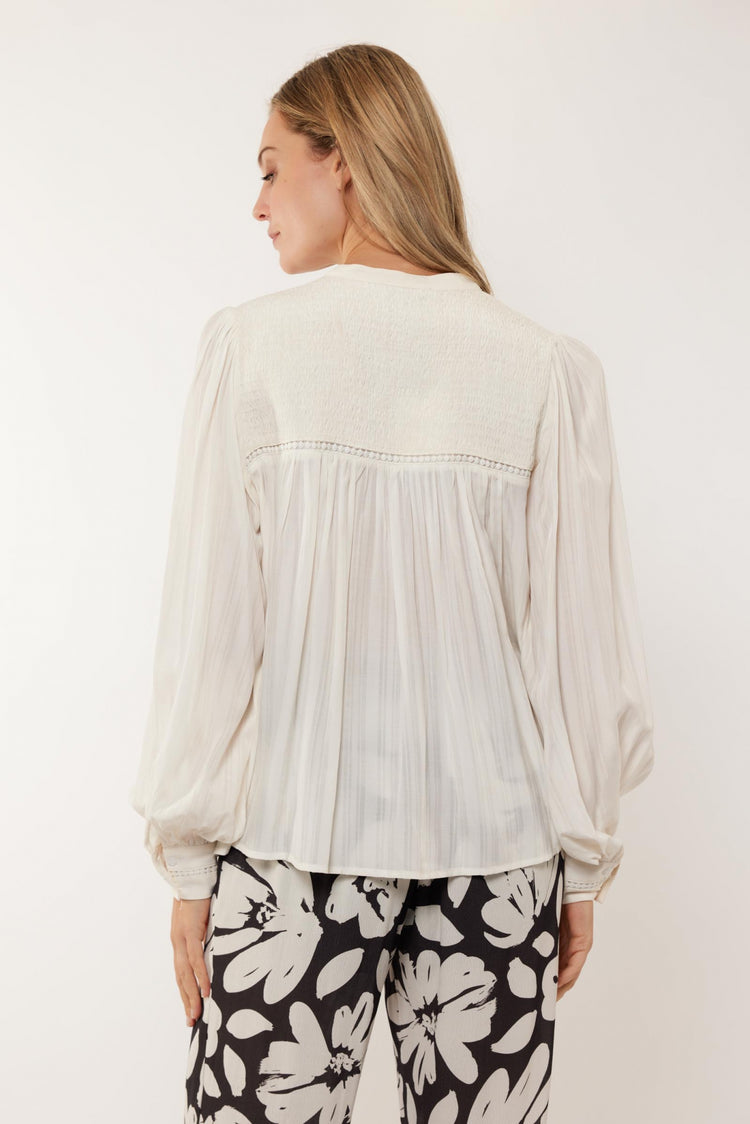 Breeze-Bluse | Cremefarben