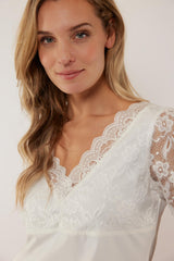 Belicia top | Offwhite