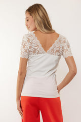 Belicia top | Offwhite
