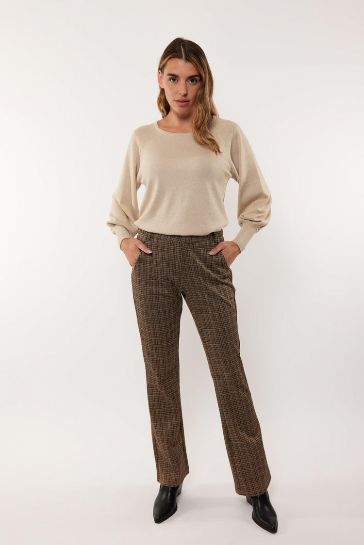 Laurena pants | Black/Camel