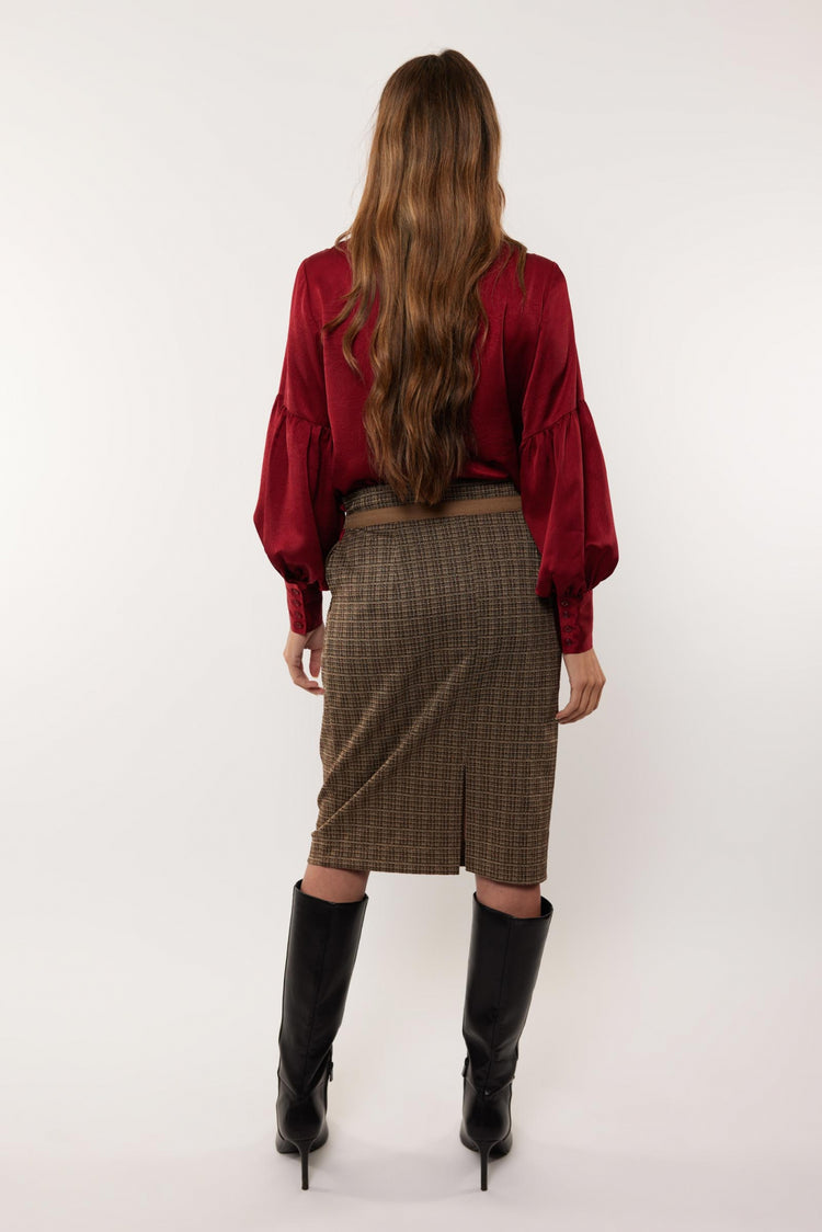 Rinske skirt | Black/Camel