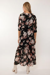 Nandin dress | Black/Color Mix