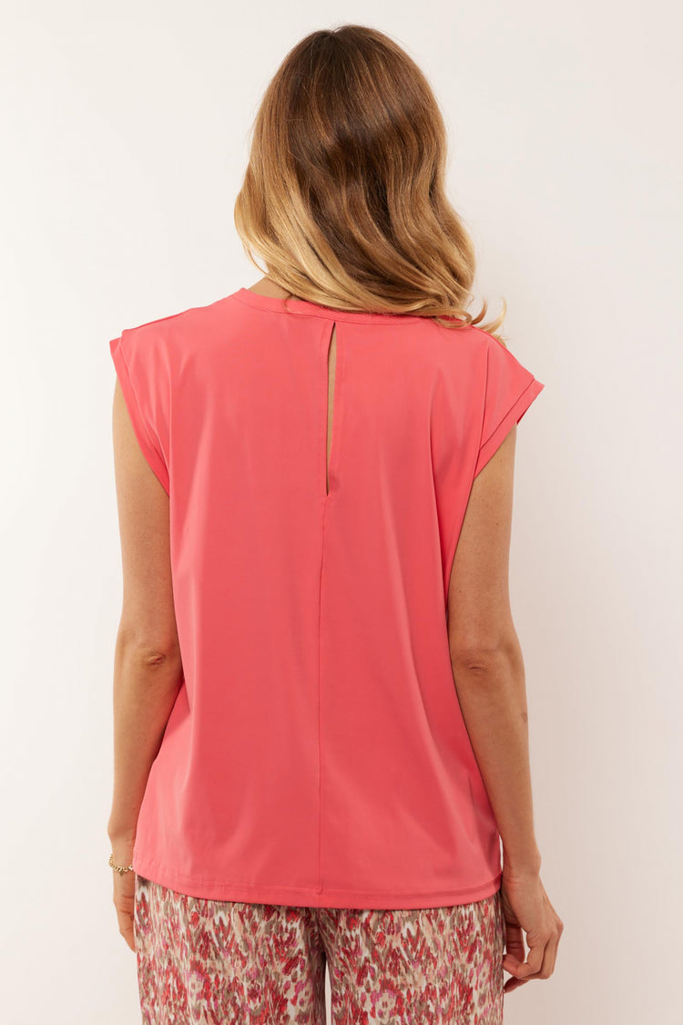 Zada top | Bright Coral