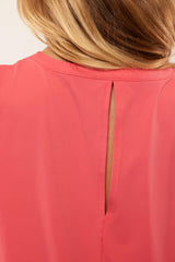 Zada top | Bright Coral