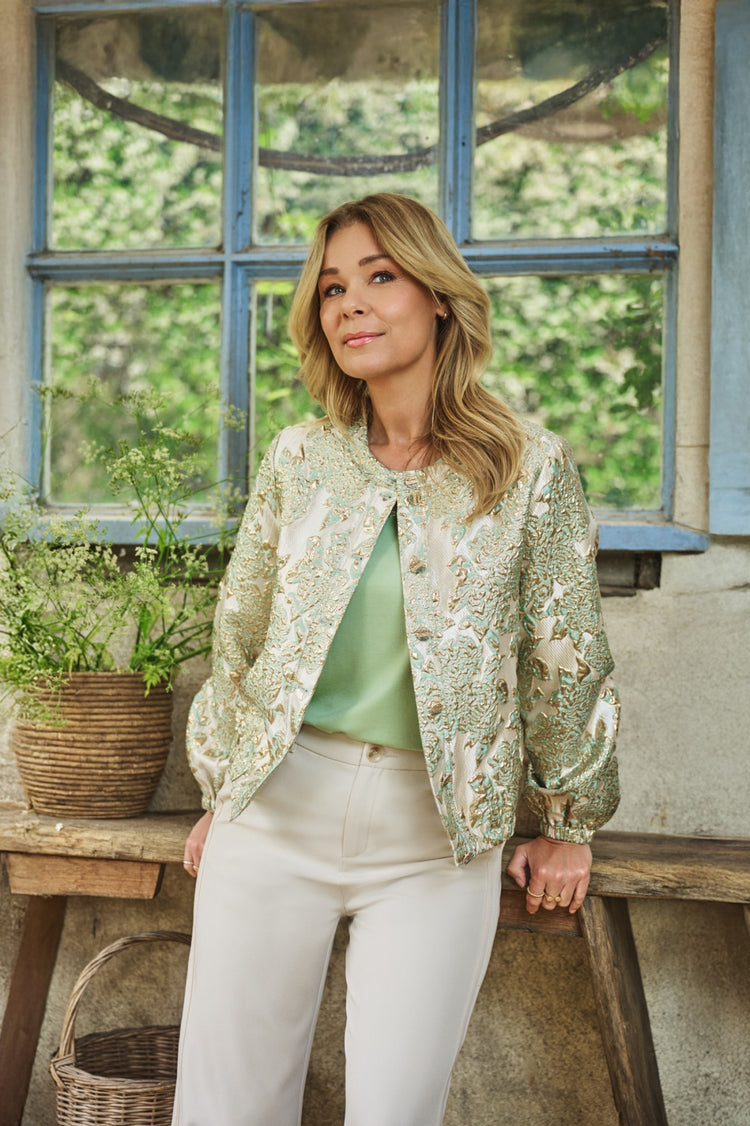 Dalia jacket | Light Moss/Sand