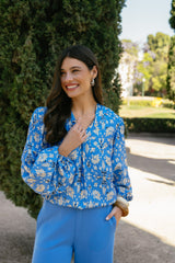 Marina top | Celestial Blue/Sahara