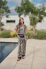 Ilsebel pants | Black/Sand