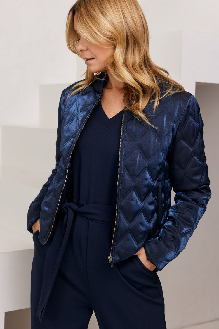 Elisse Jacke | Mitternachtsblau