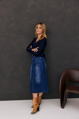Ellany vest | Midnight Blue