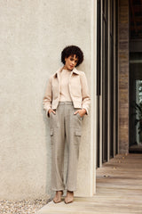 Elira broek | Sand/Black