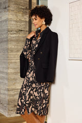 Emer dress | Black/Sahara