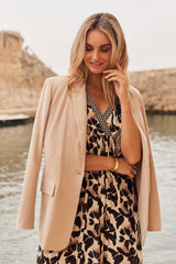 Dide dress | Sand/Black