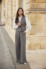 Rosa gilet | Gray