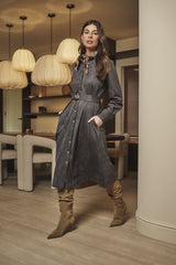 Juliette dress | Night Grey