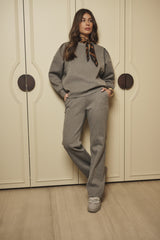 Prune sweater | Gray Melange