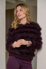 Amabel top | Warm Aubergine