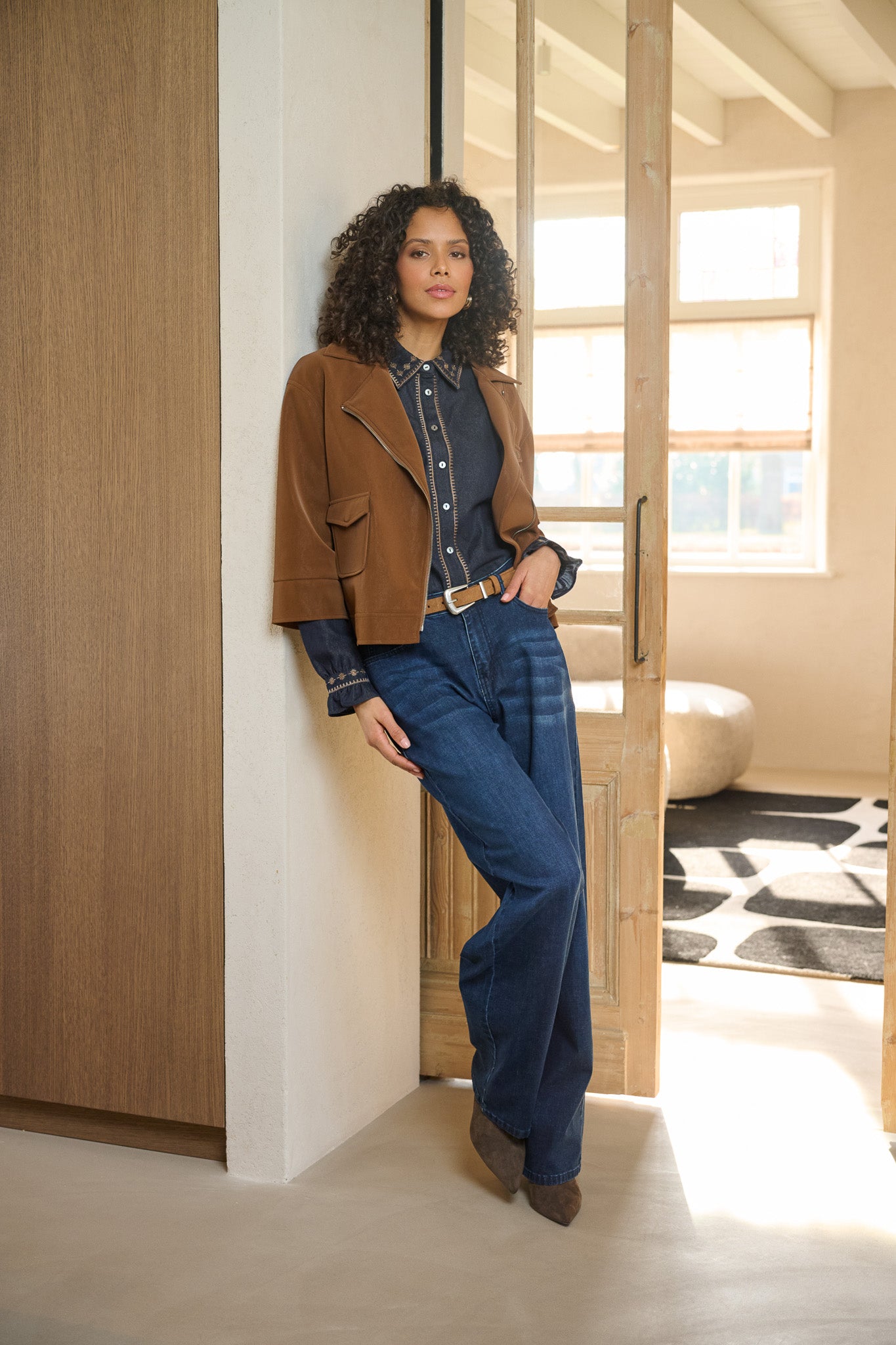 Minerva blouse | Denim Dark Blue