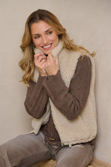 Fawn gilet | Sand