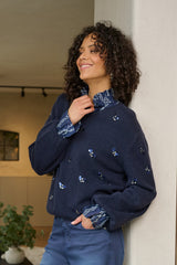 Vada blouse | Arctic Blue