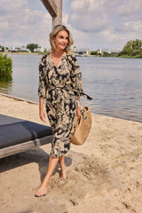 Cindy dress | Black/Saharan