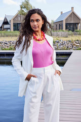 Natasja Pullover | Hibiskus