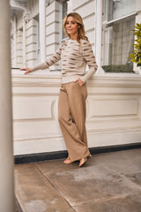 Mylah sweater | Gravel/Sahara