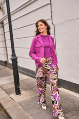 Camillia top | Warm Purple